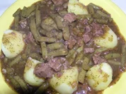 Bohnen- Gulasch - Rezept