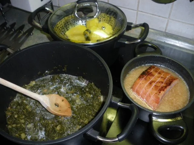 Kasseler mit Grünkohl und Kartoffeln - Rezept - Bild Nr. 7