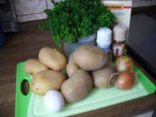 Kartoffelklöße halb und halb mit Petersilie - Rezept