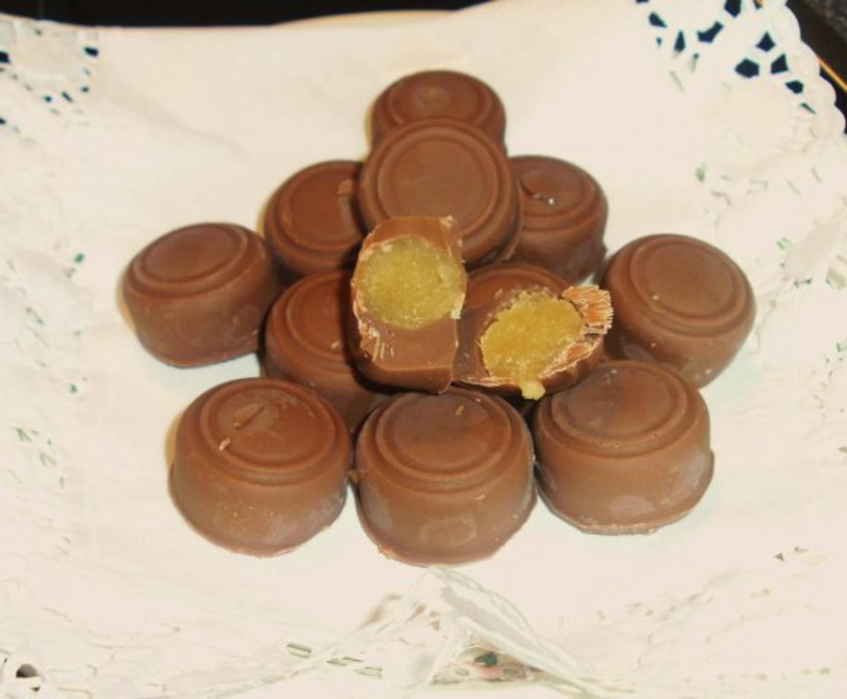 Pralinen mit Orangenmarzipan - Rezept mit Bild - kochbar.de