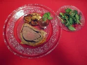 Bisonfilet in Blätterteig an Wildjus mit Speck und Wintertrüffel, dazu Serviettenknödel - Rezept