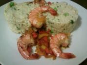 Reis mit Garnelen - Rezept
