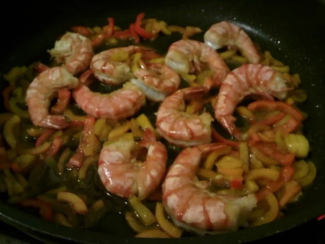 Rezept: Reis mit Garnelen Bild Nr. 6 Reis mit Garnelen - Rezept - Bild Nr. 6