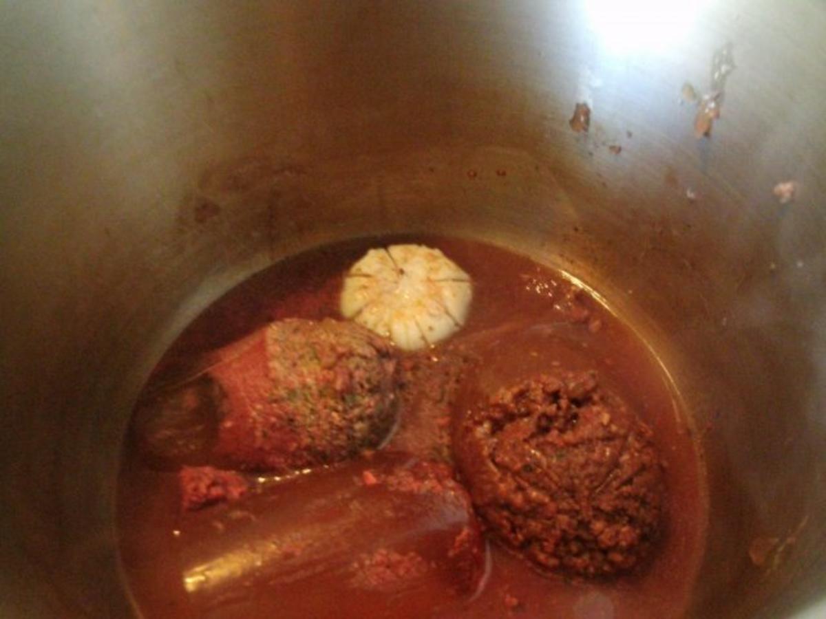 Grünkohl in Wurstsuppe gekocht mit dicker Rippe und Schweinekamm - Rezept - Bild Nr. 3
