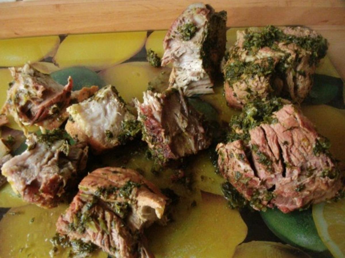 Grünkohl in Wurstsuppe gekocht mit dicker Rippe und Schweinekamm - Rezept - Bild Nr. 9