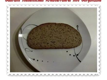 Eier: Italienisches Rührei mit Gorgonzola und Burgunderschinken - Rezept - Bild Nr. 5