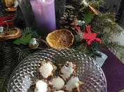 Rezept: Weihnachten Zimtsterne mit Frucht zum Nikolaus Kaffee Weihnachten Zimtsterne mit Frucht zum Nikolaus Kaffee - Rezept