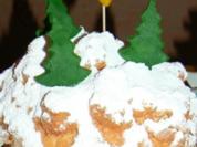 Weihnachtskäsekuchen "Schneegestöber" - Rezept
