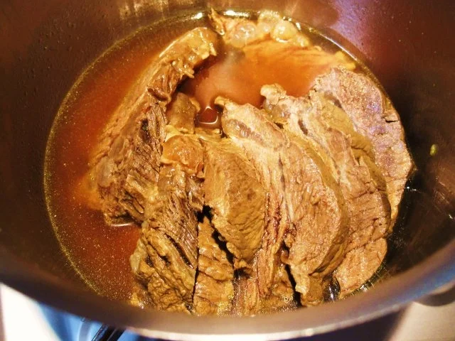 Ochsenbäckchen in deftiger Meerrettichsoße ... - Rezept - Bild Nr. 3