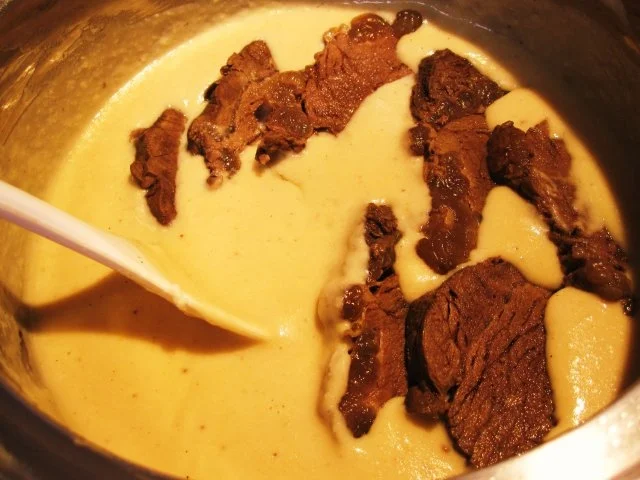 Ochsenbäckchen in deftiger Meerrettichsoße ... - Rezept - Bild Nr. 6