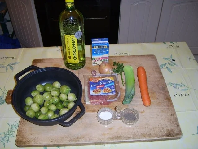 Rosenkohl mit Speck an Sauce Hollandaise - Rezept - Bild Nr. 2