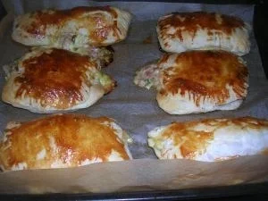 Schinkenhörnchen a la Birgit - Rezept