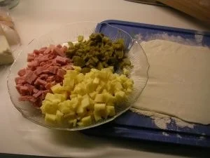 Schinkenhörnchen a la Birgit - Rezept