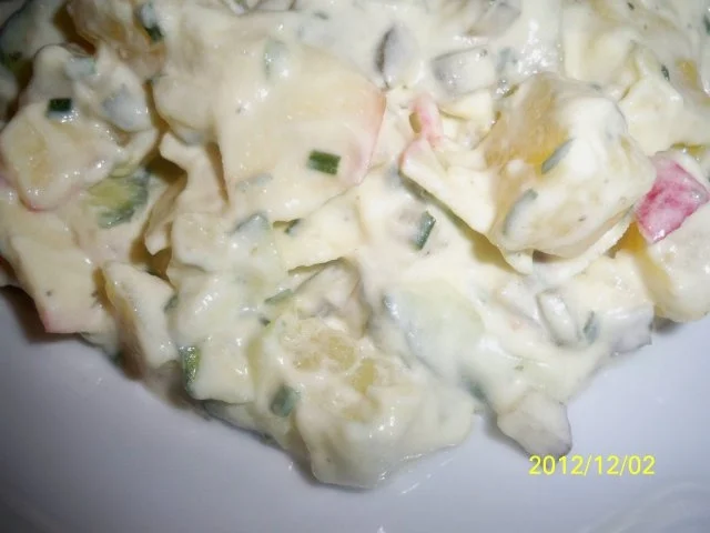 kartoffelsalat nach holzapfels art mit bratwürstchen - Rezept - Bild Nr. 2