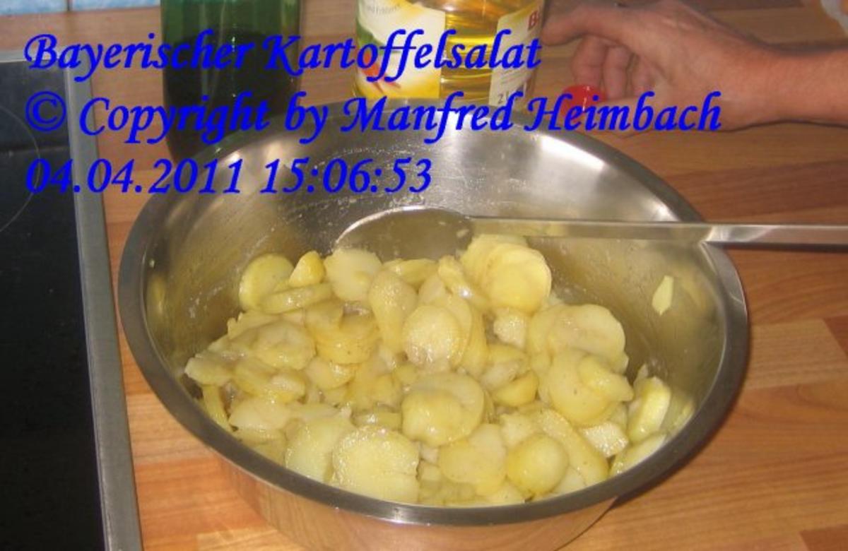 Salat – Manfred’s warmer Bayrischer Kartoffelsalat - Rezept - Bild Nr. 2