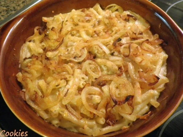 Makkaroni - Auflauf mit Zwiebeln - Rezept - Bild Nr. 2