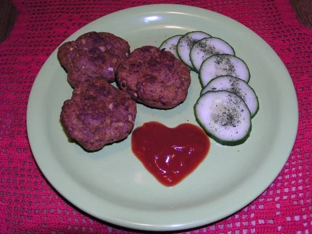 Rezept: Buletten fettfrei aus dem Ofen Buletten fettfrei aus dem Ofen - Rezept