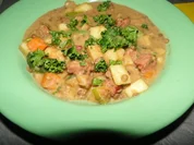 Deftige Linsensuppe mit Schmackes   - mal ganz anders - - Rezept