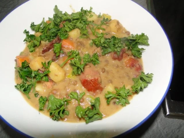 Deftige Linsensuppe mit Schmackes   - mal ganz anders - - Rezept - Bild Nr. 8