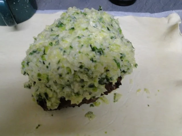 Rezept: Schweinebraten mit Wirsinggemüse bestrichen und dick ummantelt Bild Nr. 5 Schweinebraten mit Wirsinggemüse bestrichen und dick ummantelt - Rezept - Bild Nr. 5