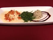 Seeteufel auf Champagner-Zitronenschaum mit Trüffelrisotto und Meeresalgen (Lisa Loch) - Rezept