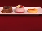 Mousse au Chocolat, Erdbeerkekscreme und Zitronentarte (Marie Nasemann) - Rezept