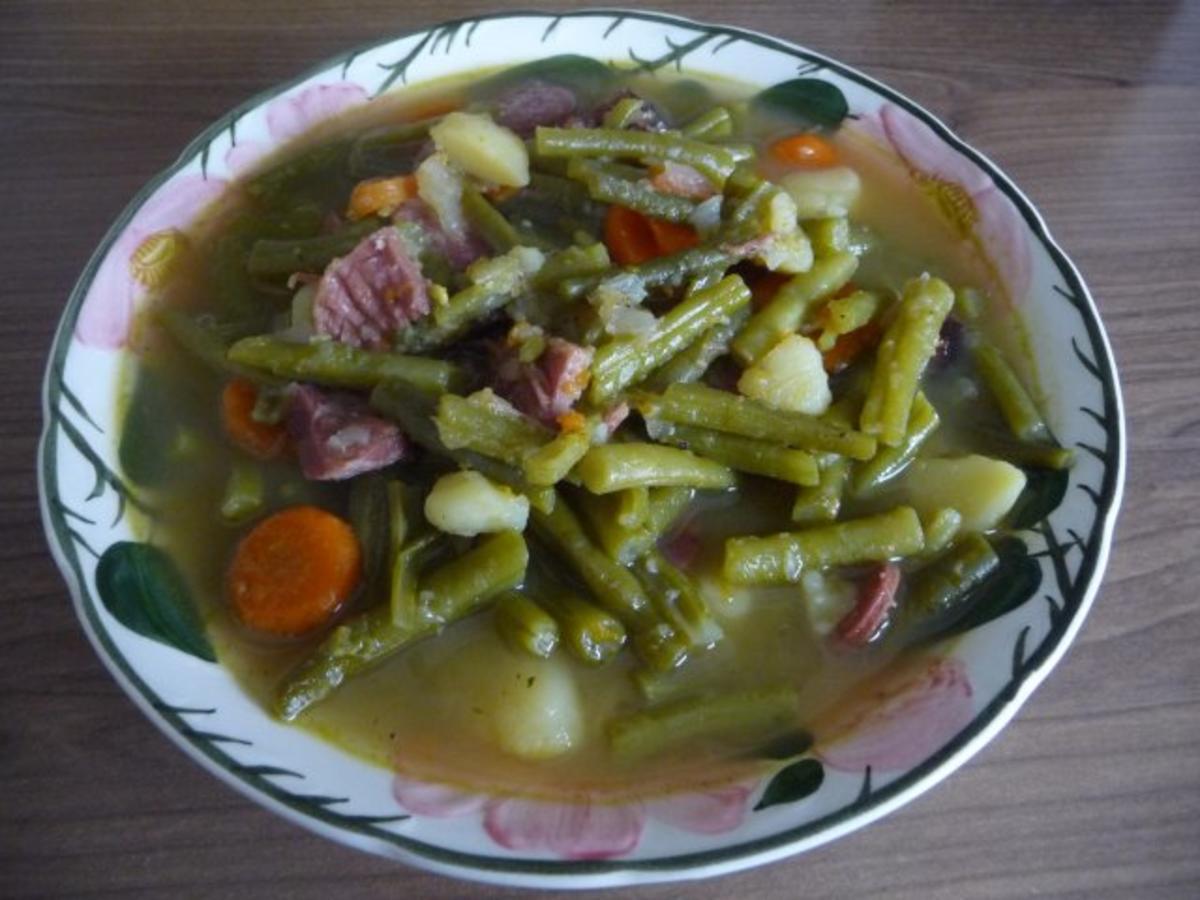Suppen & Eintöpfe :  Grüne Bohnensuppe - Rezept - Bild Nr. 8