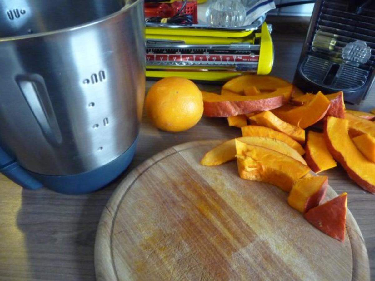 Küchenfee : Schon wieder eine Kürbissuppe....aber mit Orange und Ingwer - Rezept - Bild Nr. 2