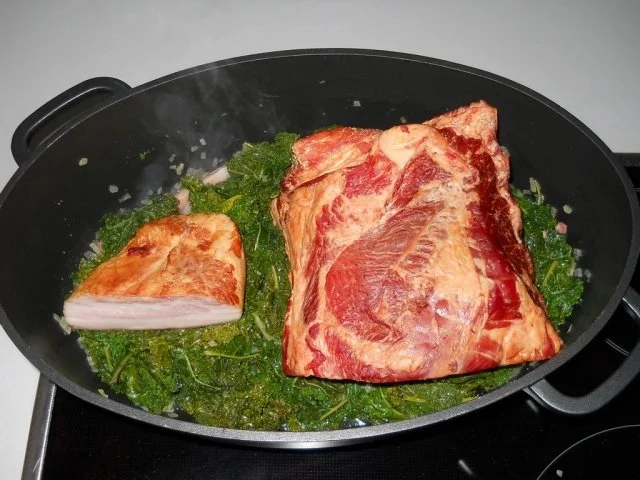 Rezept: Grünkohl mit Kasseler und Kohlwurst Bild Nr. 8 Grünkohl mit Kasseler und Kohlwurst - Rezept - Bild Nr. 8