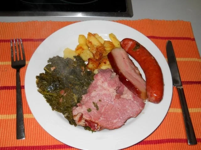 Rezept: Grünkohl mit Kasseler und Kohlwurst Bild Nr. 9 Grünkohl mit Kasseler und Kohlwurst - Rezept - Bild Nr. 9