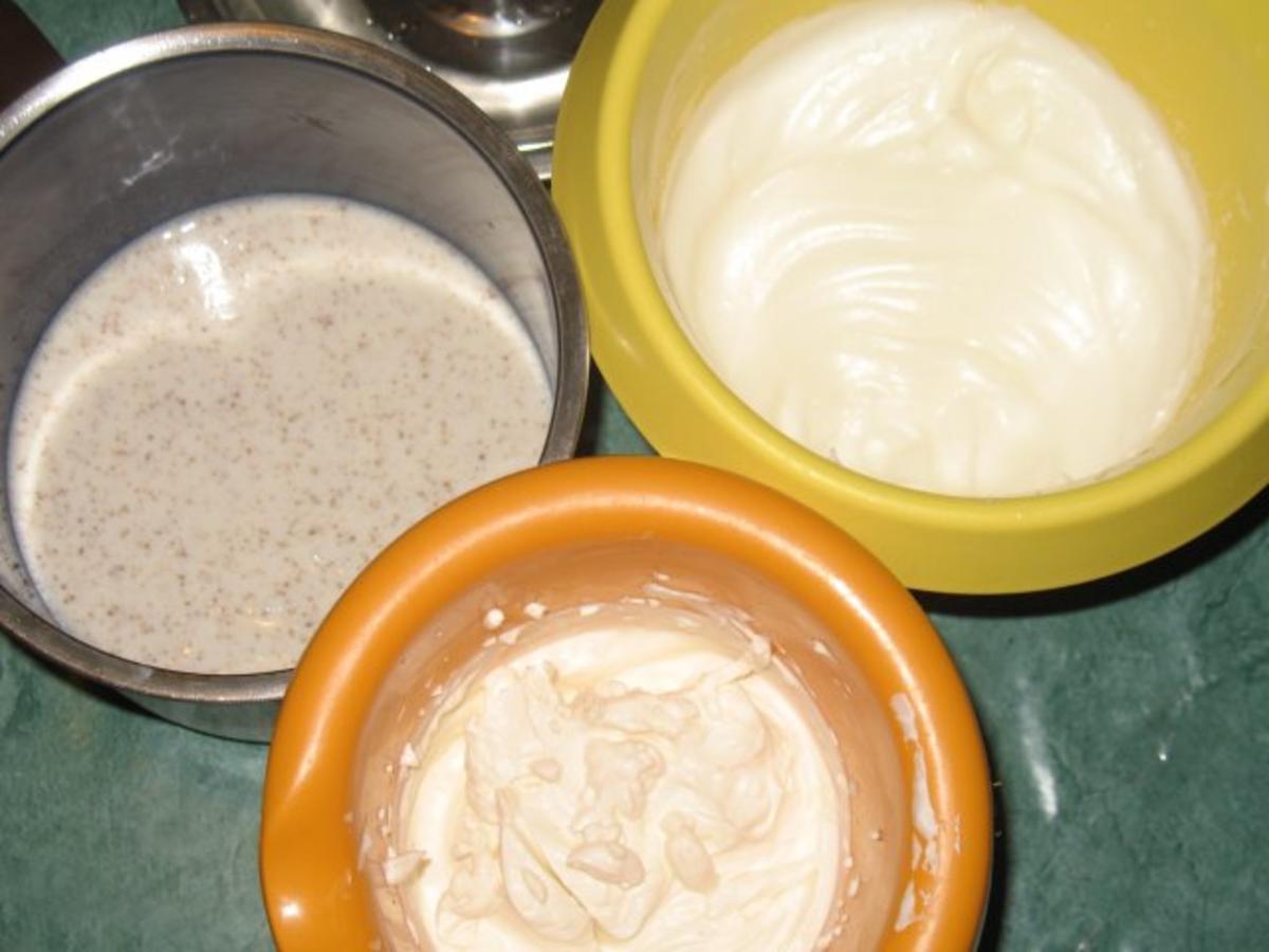 Dessert Zimtblüten Joghurt Parfait an karamellisierten frischen ...