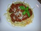 Spaghetti Bolognese "Trecolori" - Rezept