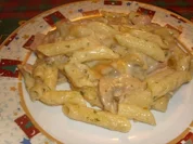 Beschwipster Nudelauflauf - Rezept