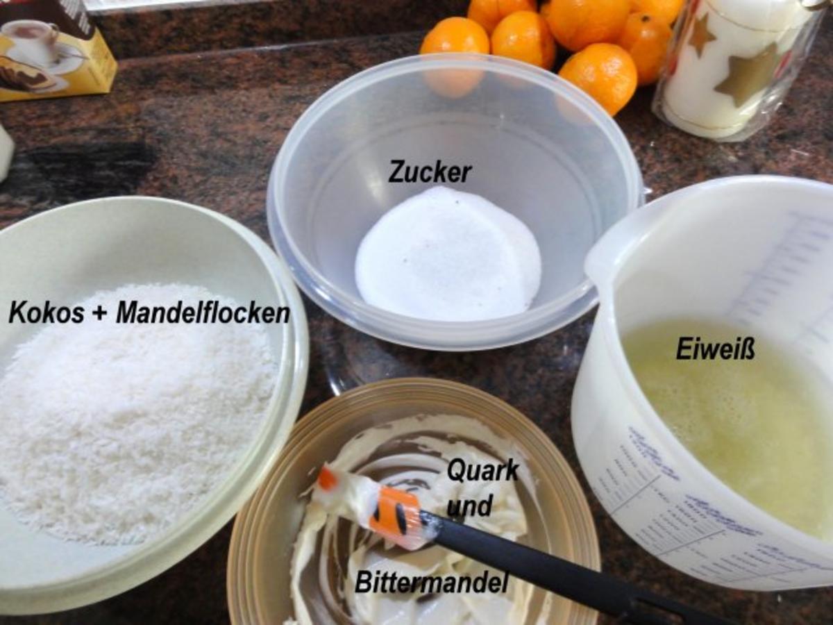 Kekse: KOKOS MANDEL MAKRONEN mit Quark - schnell &amp; einfach - von ...