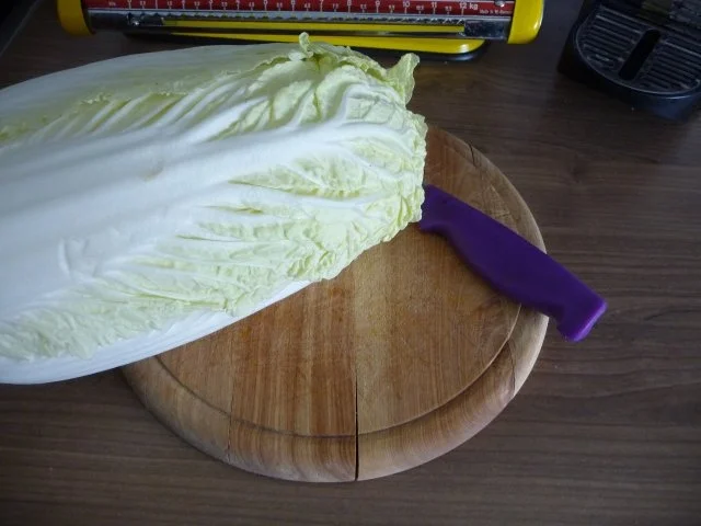 Rezept: Fleischlos : Geschmorten Chinakohl mit Kümmelkartoffeln Bild Nr. 2 Fleischlos : Geschmorten Chinakohl mit Kümmelkartoffeln - Rezept - Bild Nr. 2