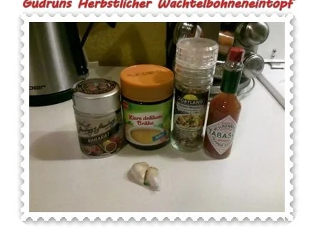 Eintopf: Herbstlicher Wachtelbohneneintopf - Rezept - Bild Nr. 9