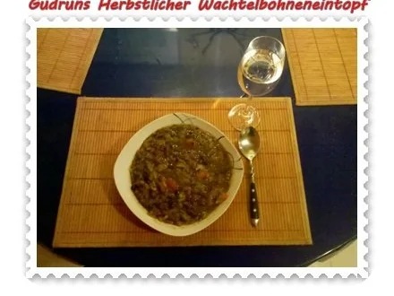 Eintopf: Herbstlicher Wachtelbohneneintopf - Rezept - Bild Nr. 11