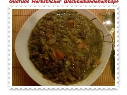 Eintopf: Herbstlicher Wachtelbohneneintopf - Rezept - Bild Nr. 14