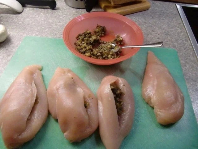 Rezept: Gefüllte Hähnchenbrust à la Heiko Bild Nr. 8 Gefüllte Hähnchenbrust à la Heiko - Rezept - Bild Nr. 8