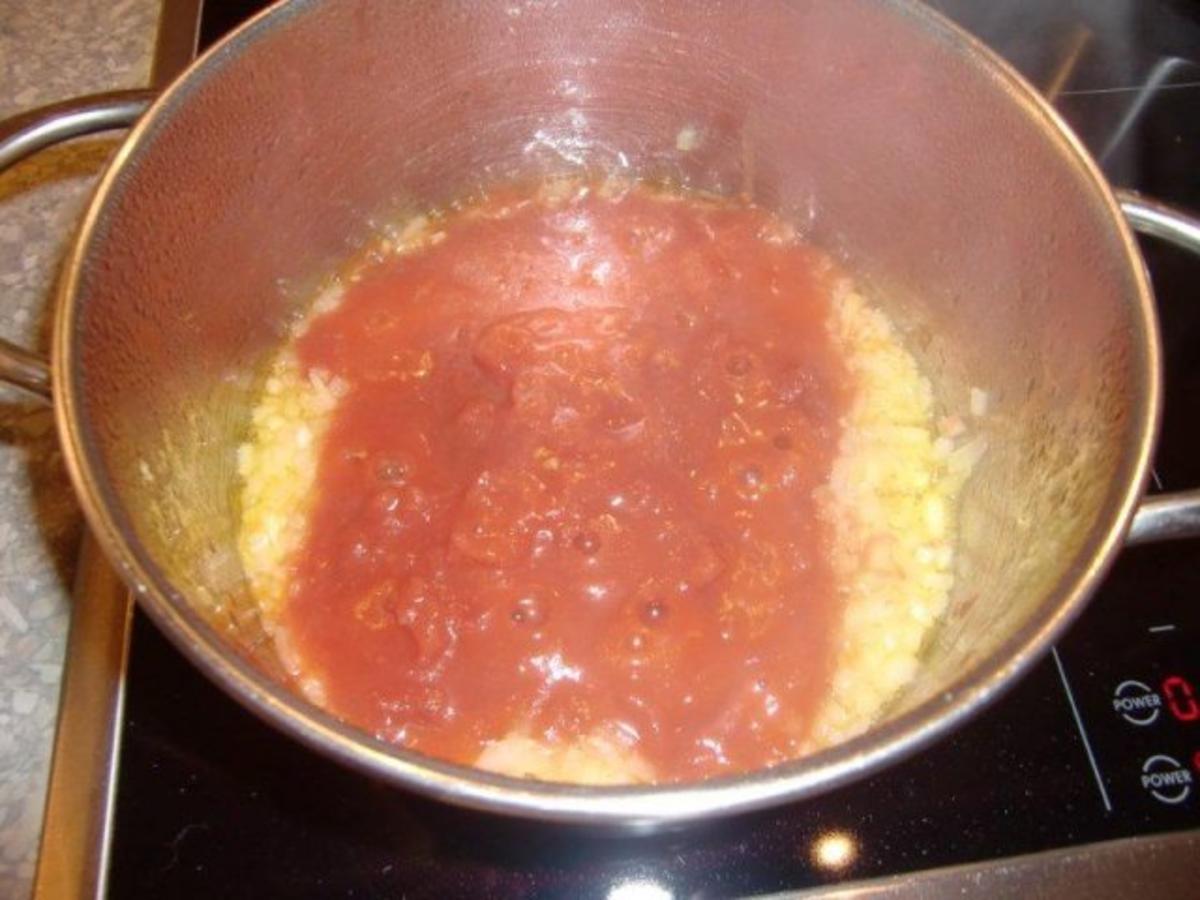 Kabeljau Filet auf ein Spaghettinest mit Tomatensoße à la Heiko - Rezept - Bild Nr. 6