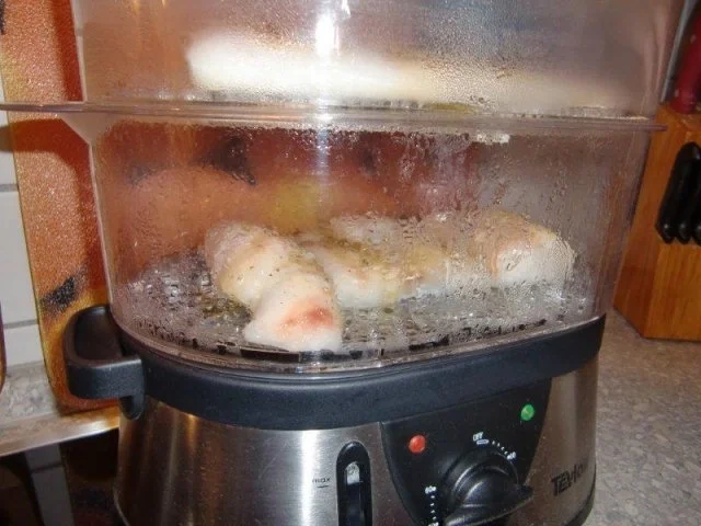 Rezept: Kabeljau Filet auf ein Spaghettinest mit Tomatensoße à la Heiko Bild Nr. 8 Kabeljau Filet auf ein Spaghettinest mit Tomatensoße à la Heiko - Rezept - Bild Nr. 8
