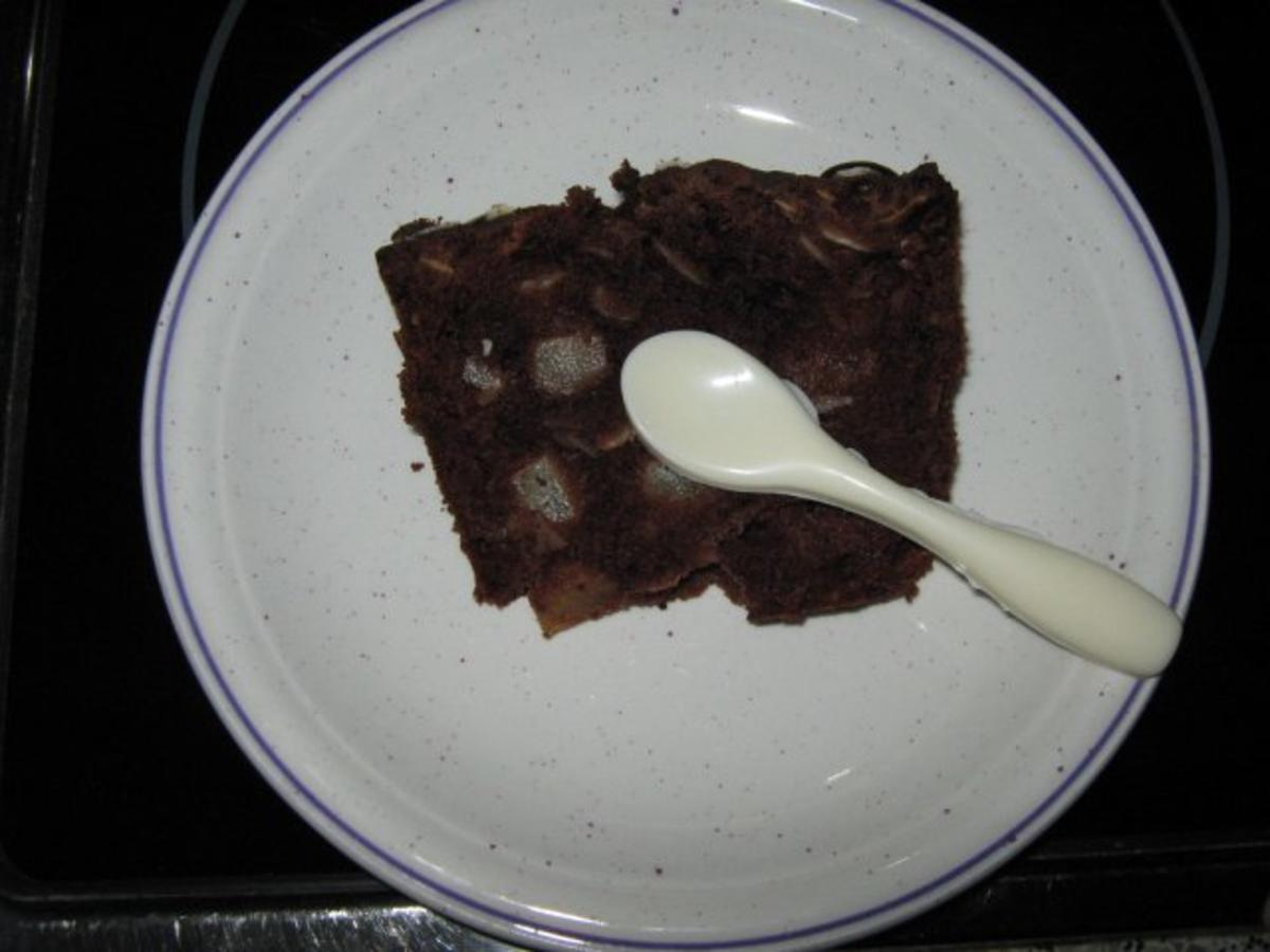 Schokoladen-Birnenkuchen - Rezept