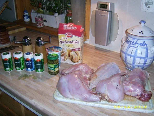 Fraukes Kaninchenragout - Rezept