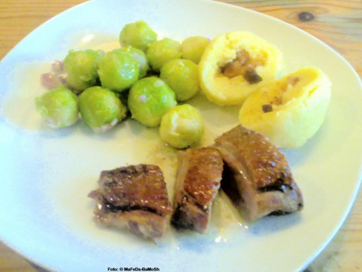 Bilder für Gänsebrust mit Gewürz-Kruste - Rezept