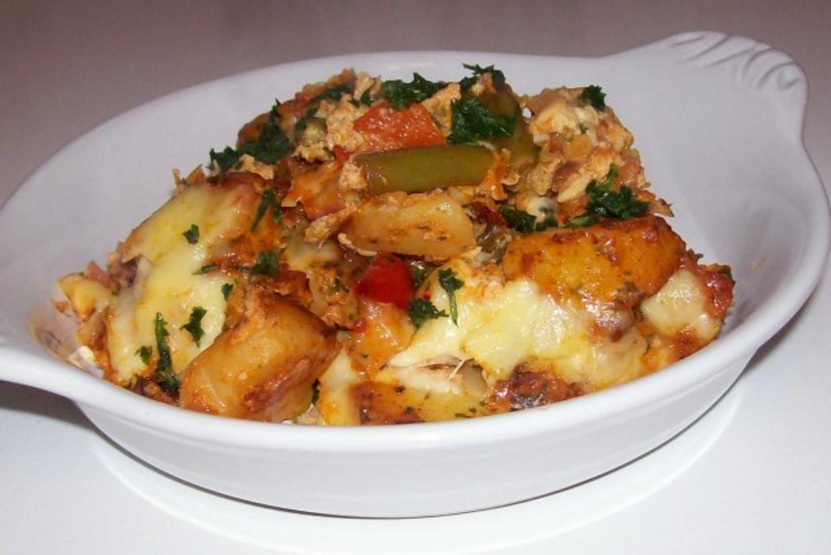 Pikanter Tex-Mex-Kartoffel-Auflauf - Rezept - kochbar.de
