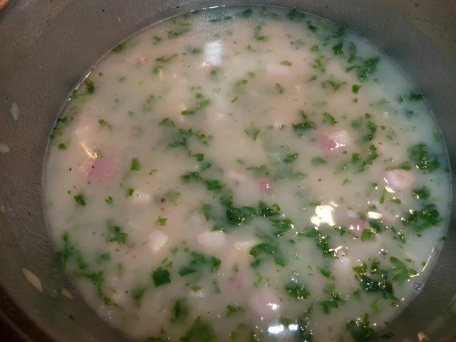 Rezept: Kartoffelsalat warm,dazu Fleischkäse selber gebacken. Bild Nr. 8 Kartoffelsalat warm,dazu Fleischkäse selber gebacken. - Rezept - Bild Nr. 8