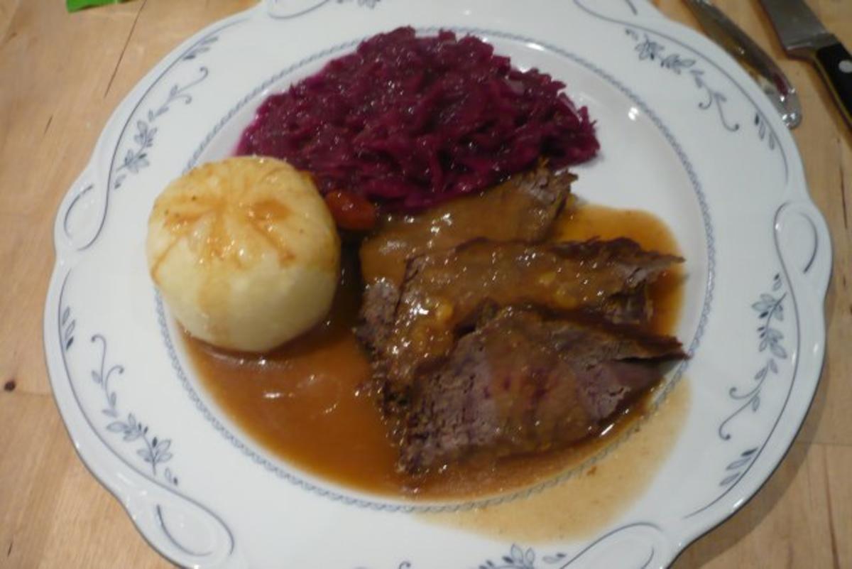 Bilder für Sauerbraten heiß begehrt bei uns zu Weihnachten - Rezept