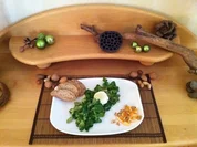 Feldsalat mit Walnüssen an Clementinen Vinaigrette - Rezept