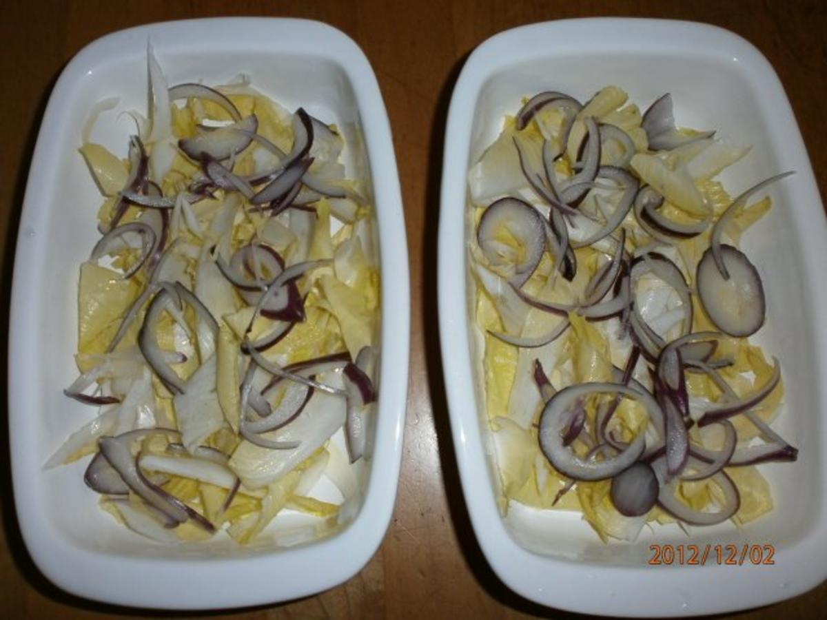 Roastbeef mit Zwiebeln und Chicorèe-Salat - Rezept - Bild Nr. 9