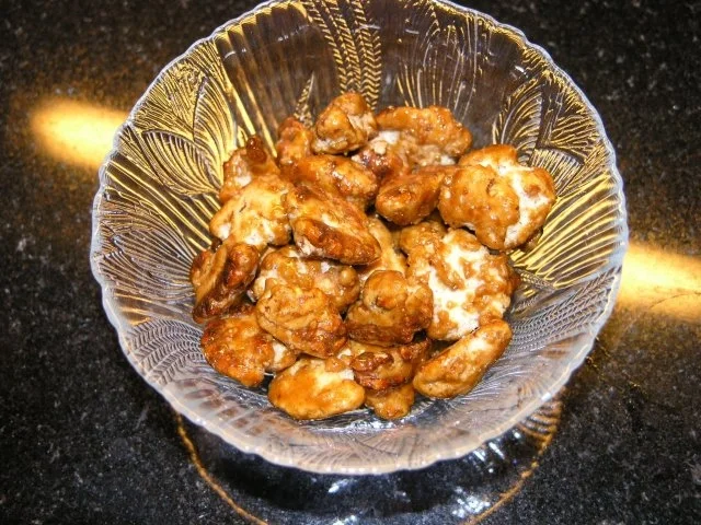 Karamellisierte Nüsse - Rezept